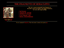 Tablet Screenshot of heraclitusfragments.com